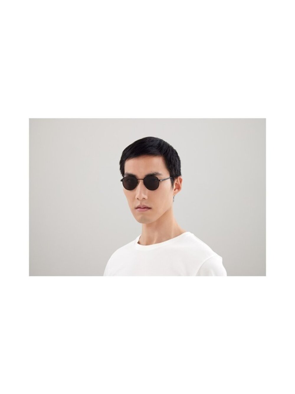 Saint Laurent SL555 003 Sunglasses Gold Round Frame, Brown Lenses - Picture 2 of 10